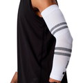 STOX Energy Arm Sleeves Running Compression Armsleeves (targeted compression) white - 2 pieces